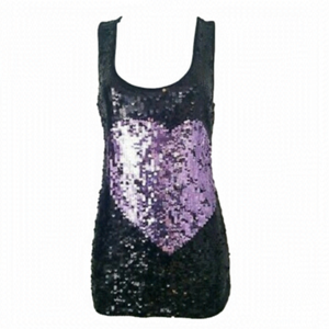 💖 Host Pick! 💖 Fleurish Sequin Heart Tank Top